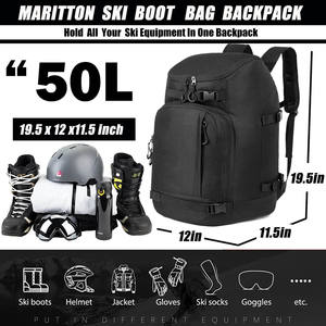 Échantillon gratuit, vente en gros, nouveau sac à bottes, élégant sac à bottes de ski, sac à dos de ski de randonnée de luxe avec protection dorsale - Product Image 3