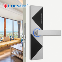Locstar RFID Hotel Lock System Gestión de software con codificador Tarjeta de emisión Star Hotel Card Cerradura de puerta