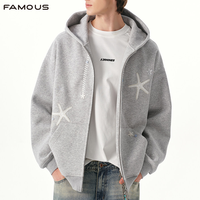 Sweat à capuche épais à épaules tombantes pour homme, personnalisé, en molleton bouclette 500 g/m², coupe oversize et carrée, vierge, haute qualité, streetwear