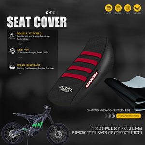 <span class=keywords><strong>Snor</strong></span> สำหรับ surron LB Light Bee S X motocross ที่หุ้มเบาะนั่งนุ่มสีดำสีแดงสีฟ้าป้องกันการลื่น - Product Image 4