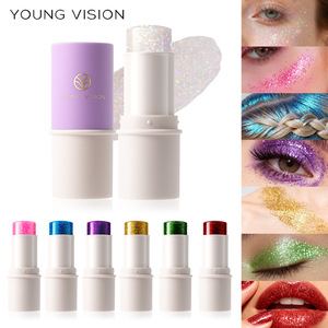Young Vision Glitter Body Stick 6.5g Maquillaje Brillante para Rostro, Ojos, Labios y Escenario - Product Image 1