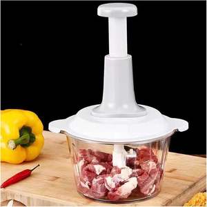 Nouveau Hachoir à Viande Domestique Manuel Multifonctionnel avec Fonction Mixeur et Hachoir à Ail à Mailles - Product Image 4