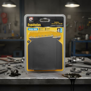 Esptulas Acero Inox 50 80 100 120 Mm Calidad Industrial 4 Pcs - Product Image 2