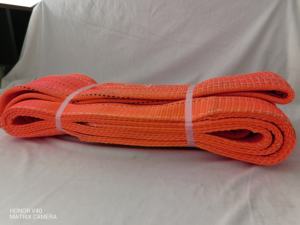 <span class=keywords><strong>10</strong></span>トン6メートルの平らなウェビングスリング強化された目で強化された安全性 - Product Image 6