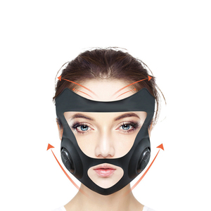 Masseur facial en silicone imperméable, masque facial EMS, contrôle de la vitesse à 5 niveaux, appareil de soin du visage pour usage domestique - Product Image 1
