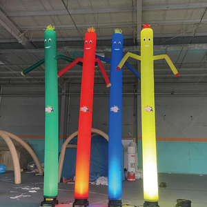 Personalizar Logo Pizza <span class=keywords><strong>Pollo</strong></span> Ondeando Comida Caliente Ola Hombre Inflable Palmera Cerveza Cerdo Halloween Air Dancer Cook - Product Image 3