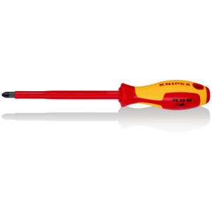 Tournevis Knipex Pozidriv à tête cruciforme 98 25 03, outil d'électricien - Product Image 1