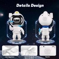Projecteur d'étoiles LED moderne à rotation à 360 degrés pour veilleuse, multicolore rechargeable pour chambre à coucher