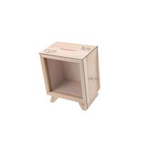 Caixa de Dinheiro de Madeira de Pinheiro Personalizada, Acabamento Rústico Lixado à Mão, com Pés Elevados e Compartimento Superior, para Moedas, Dinheiro e Pequenas Lembranças
