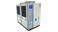 Refroidisseur d'eau au glycol industriel 40 CV refroidi par air pour le refroidissement efficace des processus laitiers