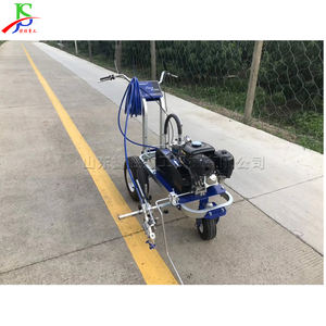 Machine de marquage par pulvérisation à froid à essence à haute efficacité moteur 5.5HP pour marquage de route/<span class=keywords><strong>parking</strong></span>/piste en plastique - Product Image 1