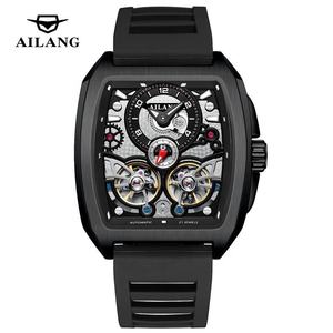Nuevo Reloj Mecánico Automático para Hombre AILANG 8855, Diseño de Moda, Forma de Barril, Doble Rueda Volante, 2026 - Product Image 5