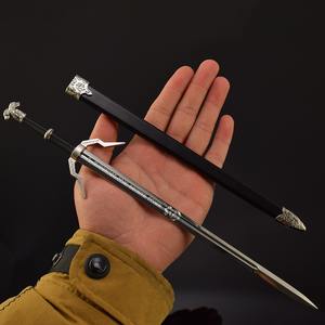 Mini jouets épée en alliage de zinc le sorceleur <span class=keywords><strong>Geralt</strong></span> de Rivia épée en acier 30cm 132g - Product Image 3
