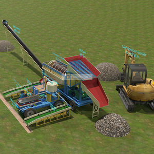 시간당 100 톤 금 분리 장비 완전한 금 농축 기계 공장 - Product Image 5