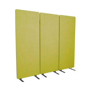 ROYDAA 3-Panel Vàng Acoustic Phòng Divider Pet Polyester Cách Âm Gấp Riêng Tư Phân Vùng Di Động Đơn Lập Phòng - Product Image 1