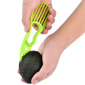 Avocado Slicer Plastic Knife With Grid For Easy Mashing And Slicing Fruit Tools - Product Image 2