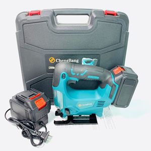 Portable <b>Power</b> <b>Tools</b> Cordless Lithium Jig Saw Rechargeable Curve Saw Multifunction Wood Curved Cutting Saws - Product Image 6