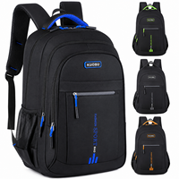 Sac à dos souple imperméable en polyester Oxford de haute qualité avec système de transport en résine et fermeture éclair, grand sac pour ordinateur portable, idéal pour étudiants