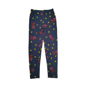 Pantalon Harem imprimé pour filles, motif étoile et lune, longueur complète, taille élastique, pantalon décontracté, confortable, vêtements d'automne pour nourrissons, coupe ample - Product Image 1