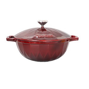 Ensemble de casseroles en fonte émaillée de la série Premium Diamond, <span class=keywords><strong>grande</strong></span> capacité, pour bouillons de fruits de mer et soupes, design de luxe léger, compatible avec tous les types de cuisinières - Product Image 5