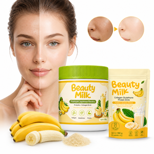 Poudre de Lait de Beauté au Collagène Multi-Saveurs Fruits & Matcha – Boisson Alimentaire Éclat de Peau - Product Image 4