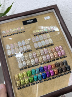 Poudre Effet Miroir Magique MDN 48 Couleurs, Poudre Aurore Nouveauté 2025, Sensation Métallique Ultra Tendance, Article Phare pour Salons de Manucure, Kit Nail Art en Gros