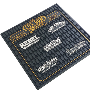 Eco Friendly Rubber Bar Mat Custom Printed Bar Spill Mat Non Slip <b>Silicone</b> Bar Runner Drip Tray Mat for Bartender Use - Product Image 3