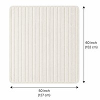 Couverture chauffante électrique en fausse fourrure double face 50*60 pouces, 110V/220V, 10 réglages de chaleur, arrêt automatique, certifiée CE RoHS