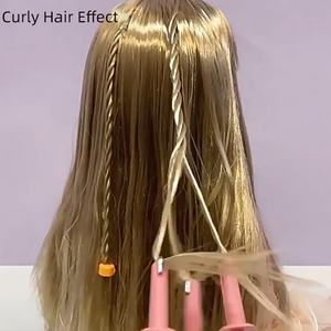 AiJH Kit de Coiffure Électrique DIY pour Enfants, Jouet de Salon de Beauté, Ensemble de Maquillage pour Filles, Jeu d'Imitation Préscolaire, Juguetes - Product Image 5