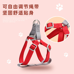 Correas para mascotas al por mayor, correas para perros estilo arnés en colores macaron, correas para perros antirrotura, cadenas para perros, mascotas - Product Image 5