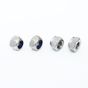 Tuerca de bloqueo hexagonal de nailon de acero inoxidable M3 a M20 para reparación de bicicletas y accesorios de repuesto - Product Image 2