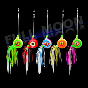 OEM <span class=keywords><strong>Tenya</strong></span> 100g 150g 200g lueur lumineuse tête de gabarit de pêche leurre daurade jigging curseur pour vivaneau métal Kabura Pesca jupe crochet - Product Image 2