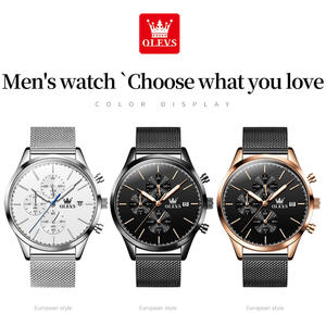 Reloj de Cuarzo para Hombre, Diseño Minimalista, Caja de Aleación 2881 de 42 mm, Esfera con Indicadores, Ultrafino, Correa de Malla de Acero Inoxidable, Estilo Ejecutivo - Product Image 6