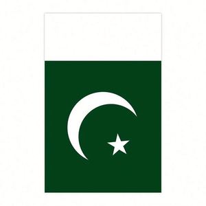 Hot Selling Polyester Pakistan Bunting 5.5*8 Inch String Flag National <b>Banner</b> of Pakistani for Outdoor Indoor Decoration - Product Image 4