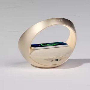 Sang trọng Loa di động sạc không dây với ánh sáng ban đêm Mặt Trời Mọc báo động & thư giãn thiên nhiên âm thanh món quà hoàn hảo - Product Image 6