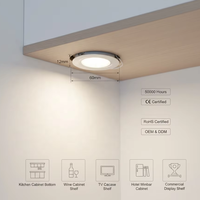 Éclairage LED encastré moderne pour meubles, idéal pour armoires à vin, bibliothèques, meubles TV, minibars d'hôtel - Écologique 5046-24