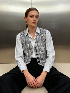 Phụ nữ in Da Vest-Tùy chỉnh Mùa xuân & mùa hè lớp mảnh | OEM/ODM dịch vụ - Product Image 2