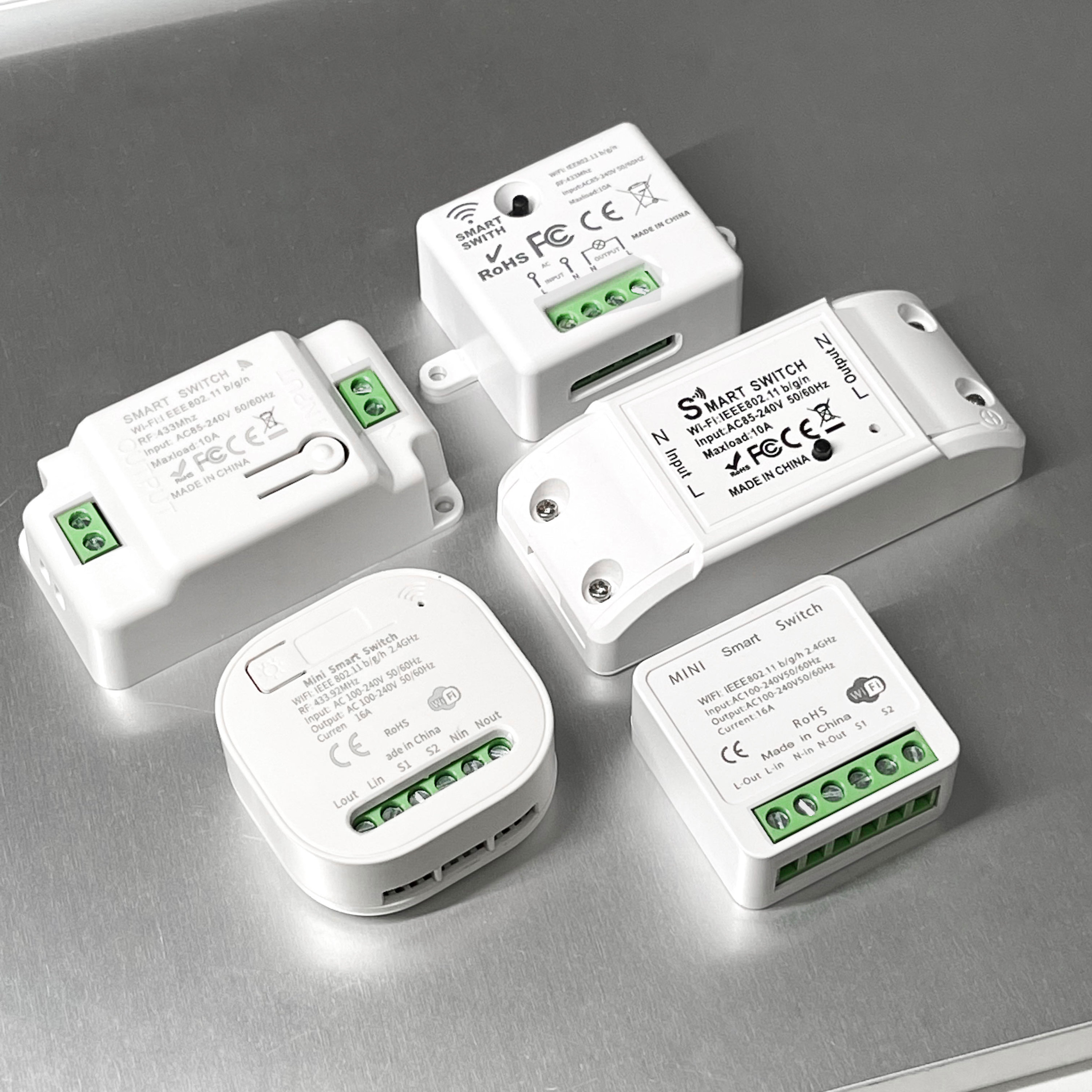 Интеллектуальная Автоматизация дома 10A RF433 мини Smart Wifi выключатель для переключателя «сделай сам» поддержка 2 способа управления Tuya Smart переключатель Wi-Fi модуль