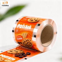 Film d'emballage en sachet individuel pour machine d'emballage automatique de snacks, bonbons et biscuits