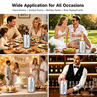 Manchon de refroidissement en gel PVC pour vin, vente en gros d'usine Cheerfast, idéal pour les bars