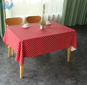 <span class=keywords><strong>Polka</strong></span> Dot Thiết Kế Mới PVC In Vinyl Khăn Trải Bàn Bảng Bìa Nhựa PVC Bảng Vải Vải Nhựa Dầu - Product Image 5