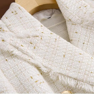 <span class=keywords><strong>Blazer</strong></span> Slim-fit da Donna Primavera-Autunno 2025, Stile Corto, Doppiopetto, Tessuto con Ricamo a Mano in Filo Dorato - Product Image 4