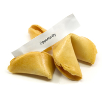 Collations exotiques personnalisées Texte de félicitations en vrac Fortune Cookie biscuits en gros