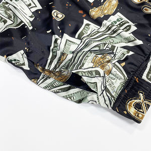 Shorts de basket-ball personnalisés à la mode, imprimés par sublimation, respirants, séchage rapide, style rétro, unisexe - Product Image 5