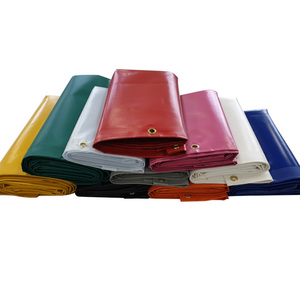 Heavy Duty <b>Waterproof</b> <b>Tarpaulin</b> Outdoor Use Woven Fabric Plain Style Multiple Colors Available Medium Weight - Product Image 1
