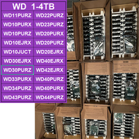 WD30PURZ Disco Duro Interno de 3 TB y 5400 rpm con Caché de 64 MB y 3,5 Pulgadas para Sistema de Grabación de Video de Monitoreo, Solución de Almacenamiento CCTV Multifuncional