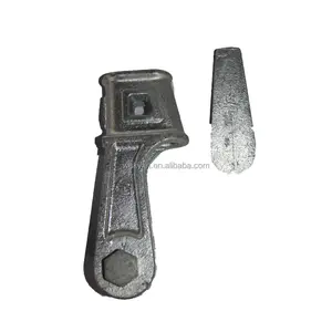 NX Type Directly Sell Sliver Malleable Iron Stainless Non-Adjustable Hot Dip-galvanized Steel Wedge Clamps