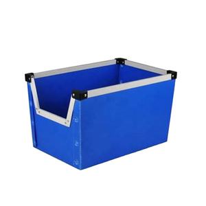 Kotak Danpla plastik bergelombang pp lipat pabrik kotak Coroplast Polipropilena lembaran plastik berongga kotak bergelombang - Product Image 5