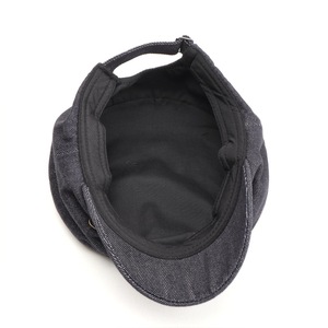 Msmc Denim Flat <b>Cap</b> For <b>Women</b> Cotton Yarn Button Front Casual Fashion Hat - Product Image 4