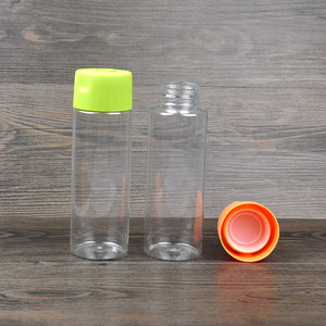 Botella vacía de plástico para beber agua líquida, botella de bebida de zumo, leche y té, diseño de moda, barata, 300ml - Product Image 5